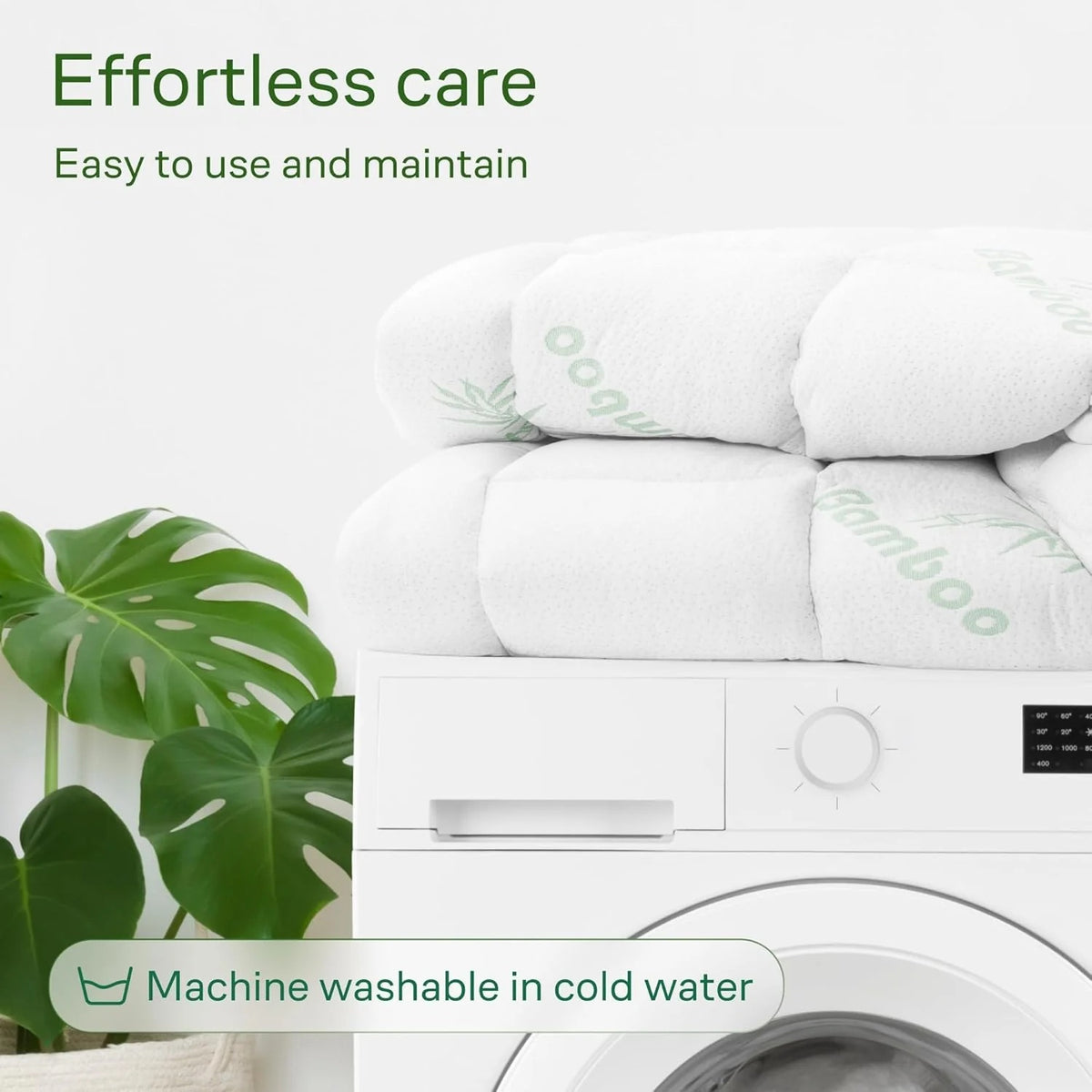 OrthoComfort Bamboo Mattress Topper